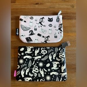 ipsy Pink and Black Mini Bag Set with Witchy Designs